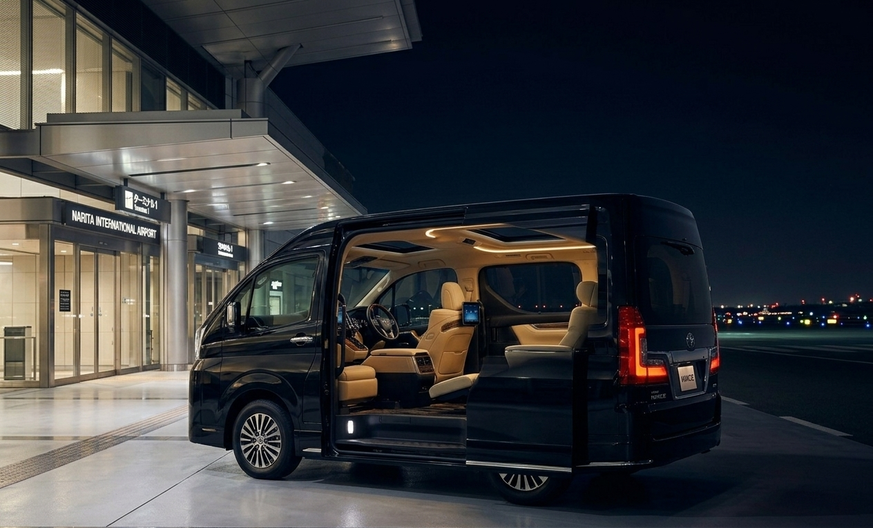 ハイエース ラグジュアリー 東京 団体送迎